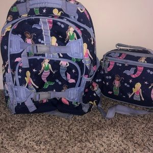 Pottery Barn Kids Mackenzie Navy backpack set
